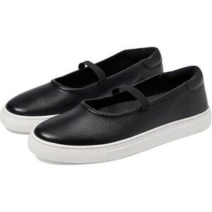 Seychelles Moon Child Leather Mary Jane Flat Women's Black Size 10